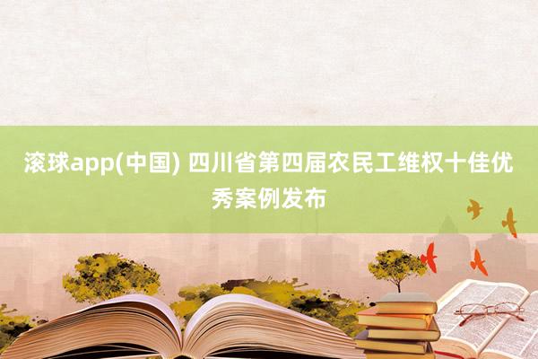 滚球app(中国) 四川省第四届农民工维权十佳优秀案例发布