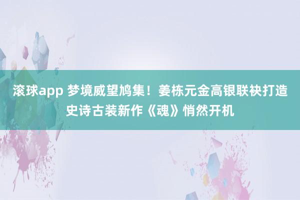 滚球app 梦境威望鸠集！姜栋元金高银联袂打造史诗古装新作《魂》悄然开机