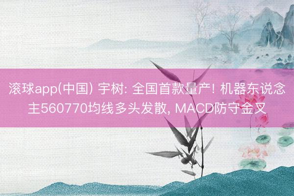 滚球app(中国) 宇树: 全国首款量产! 机器东说念主560770均线多头发散， MACD防守金叉
