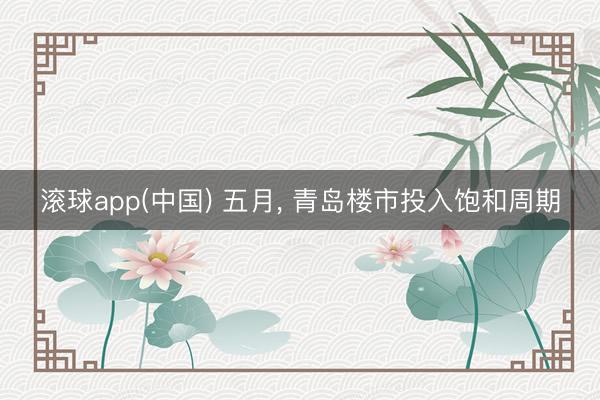 滚球app(中国) 五月， 青岛楼市投入饱和周期