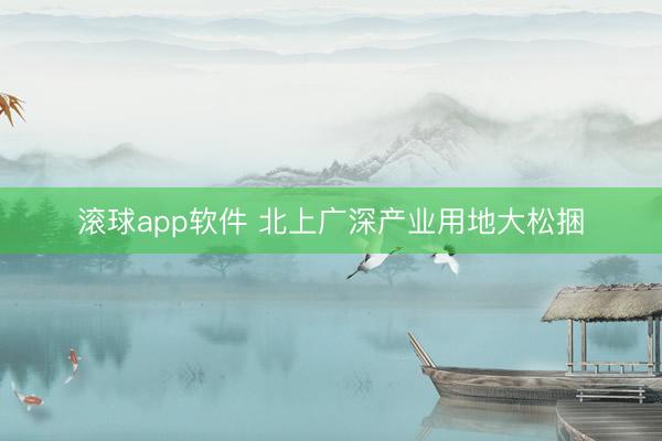 滚球app软件 北上广深产业用地大松捆
