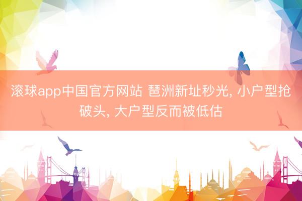 滚球app中国官方网站 琶洲新址秒光， 小户型抢破头， 大户型反而被低估
