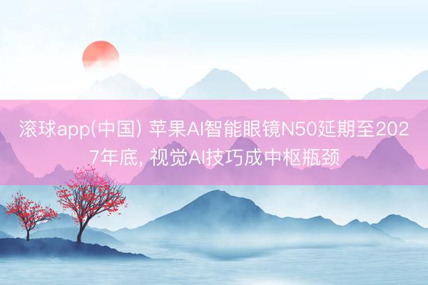 滚球app(中国) 苹果AI智能眼镜N50延期至2027年底， 视觉AI技巧成中枢瓶颈