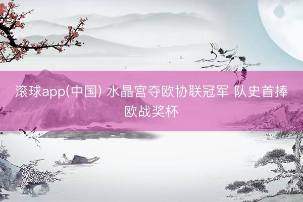 滚球app(中国) 水晶宫夺欧协联冠军 队史首捧欧战奖杯